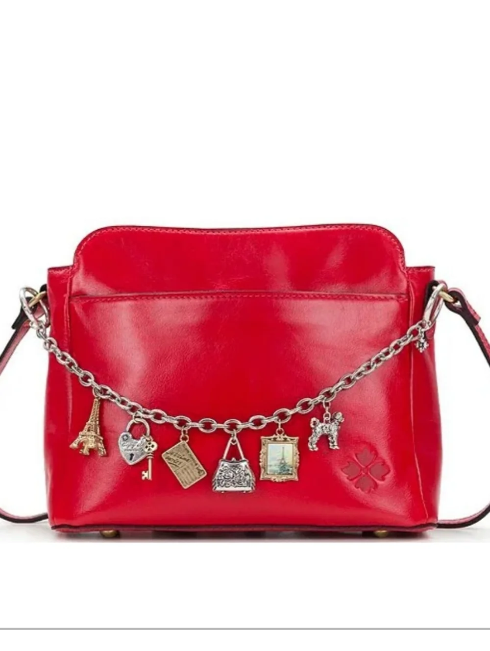 Patricia Nash NWT Paris Handbag Charm - Silver Chain With Gold And Varied Charms